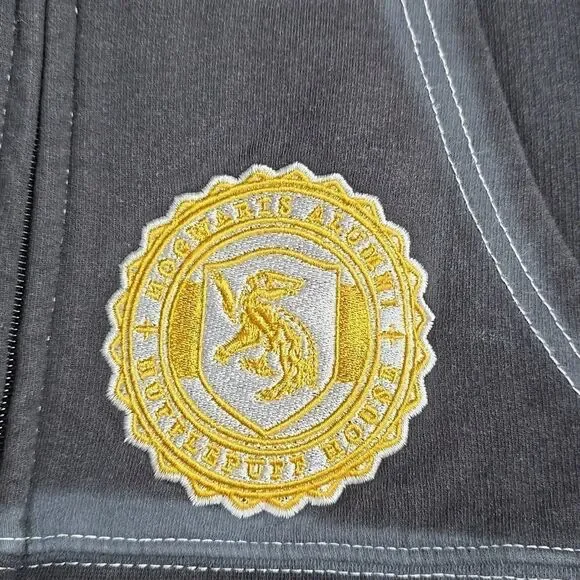 587 NWT Harry Potter Hufflepuff Women's Zippered Hoodie Size Medium - Picture 4 of 7